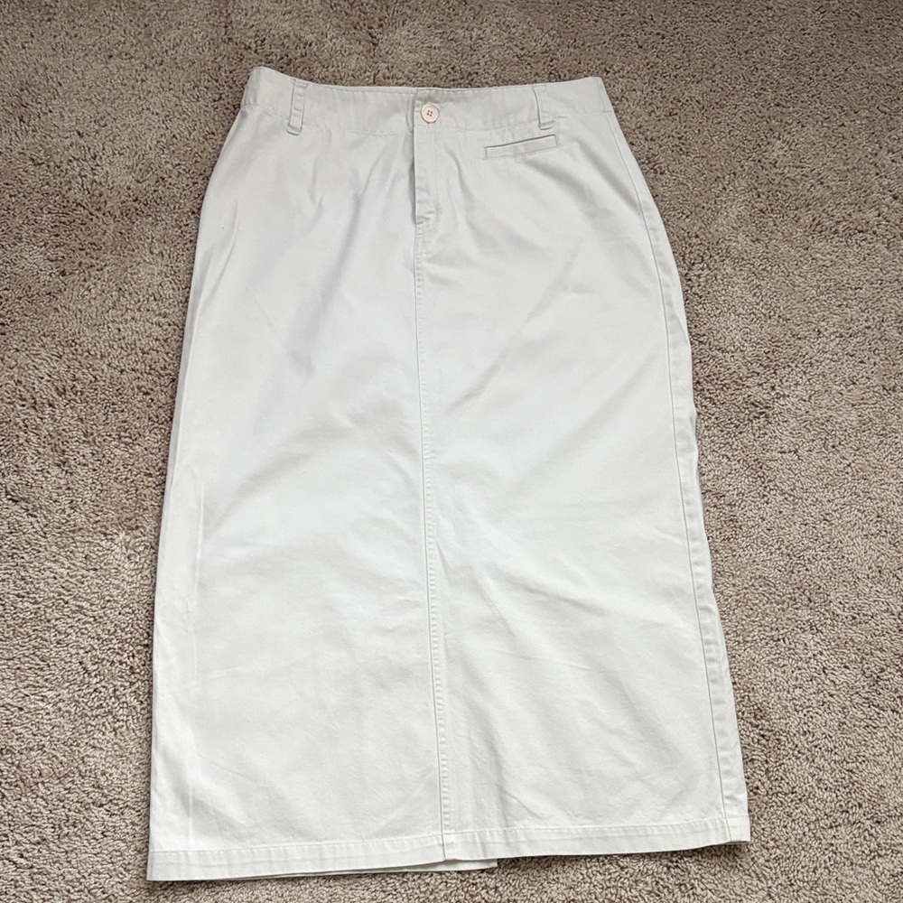 Kim Rogers Light Gray Pencil Skirt